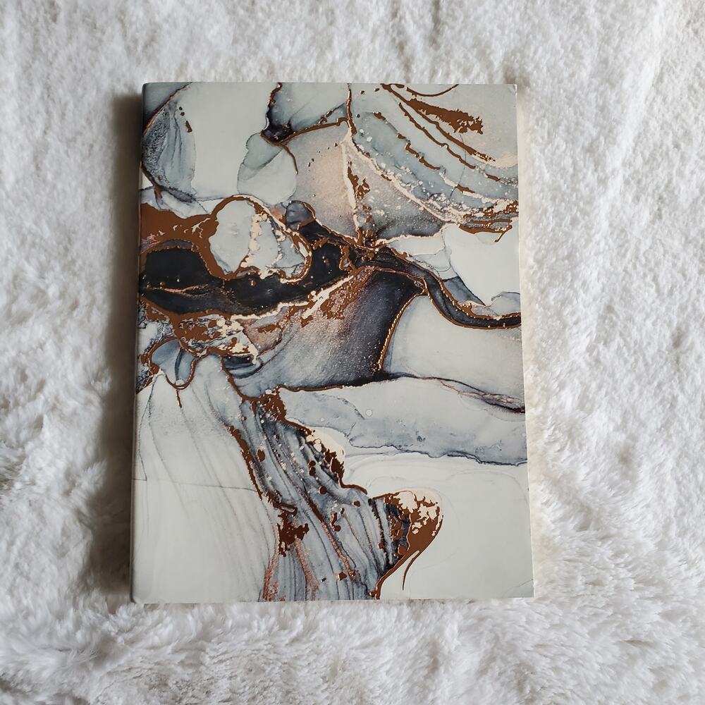 James Burke Collection Journal Marble Leather Cover Junk journal